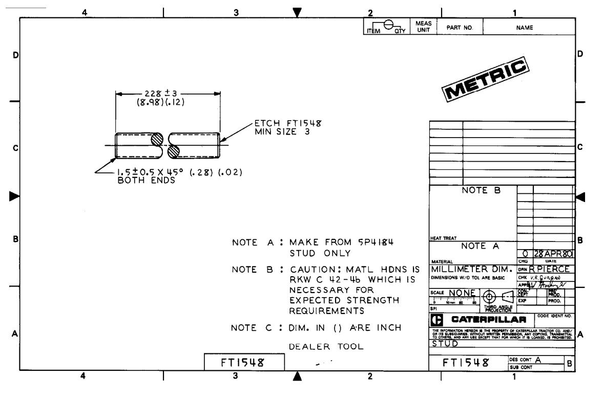 CAT Heavy Equipments FT1513 FT1592 Dimensions EN PDF 1