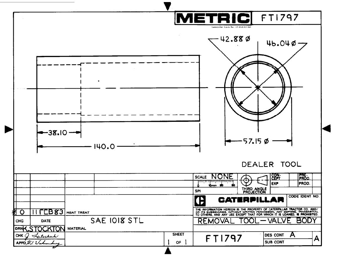 CAT Heavy Equipments FT1711 00 FT1799 Dimensions EN PDF 2