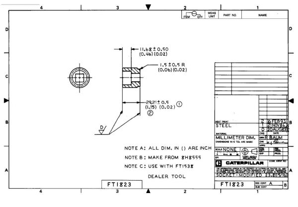 CAT Heavy Equipments FT1800 00 FT1899 Dimensions EN PDF 2