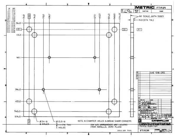CAT Heavy Equipments FT1906 00 FT1994 Dimensions EN PDF 1