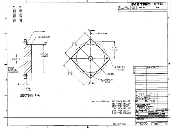 CAT Heavy Equipments FT2300 FT2398 00 Dimensions EN PDF 2