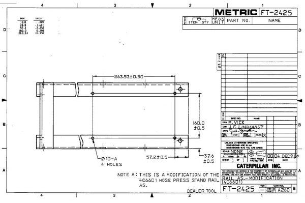 CAT Heavy Equipments FT2401 FT2499 Dimensions EN PDF 1