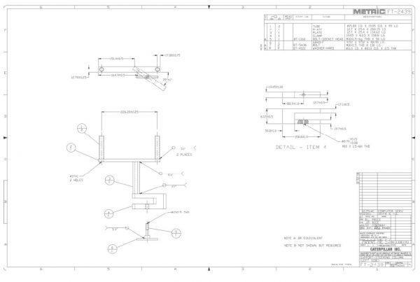 CAT Heavy Equipments FT2401 FT2499 Dimensions EN PDF 2