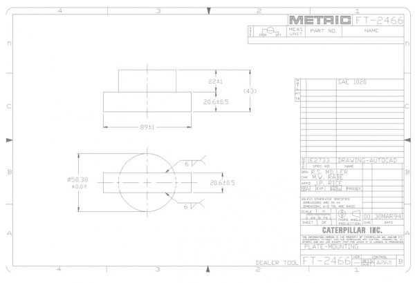 CAT Heavy Equipments FT2401 FT2499 Dimensions EN PDF 3