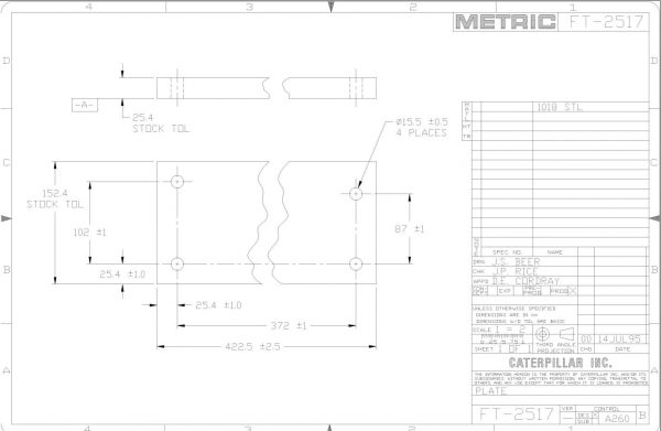 CAT Heavy Equipments FT2500 FT2599 00 Dimensions EN PDF 2