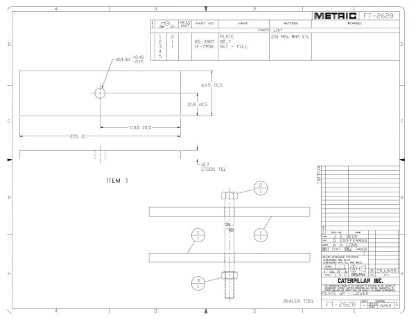 CAT Heavy Equipments FT2600 FT2685 Dimensions EN PDF 3
