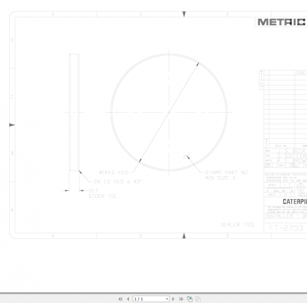 CAT Heavy Equipments FT2750 FT2797 01 Dimensions EN PDF 1