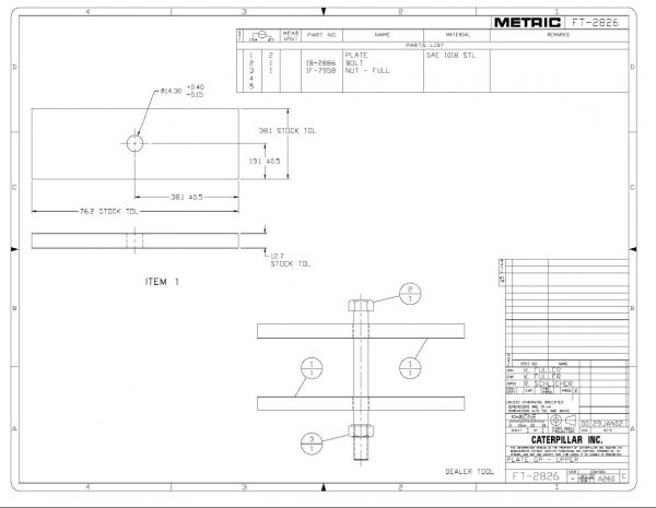 CAT Heavy Equipments FT2802 00 FT2999 Dimensions EN PDF 1