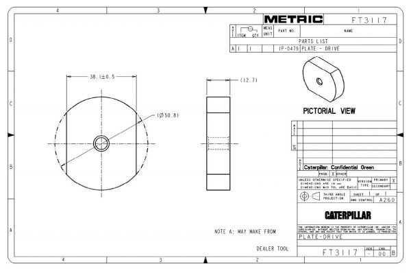 CAT Heavy Equipments FT3101 FT3149 Dimensions EN PDF 1