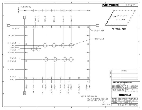 CAT Heavy Equipments FT3150 FT3200 Dimensions EN PDF 1