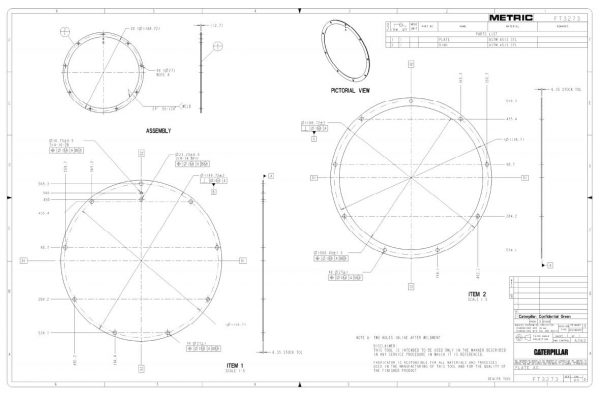 CAT Heavy Equipments FT3251 FT3299 Dimensions EN PDF 2