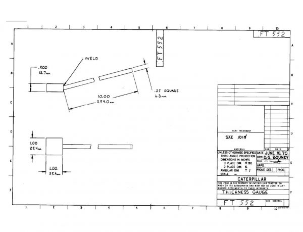 CAT Heavy Equipments FT329 FT0699 01 Dimensions EN PDF 2