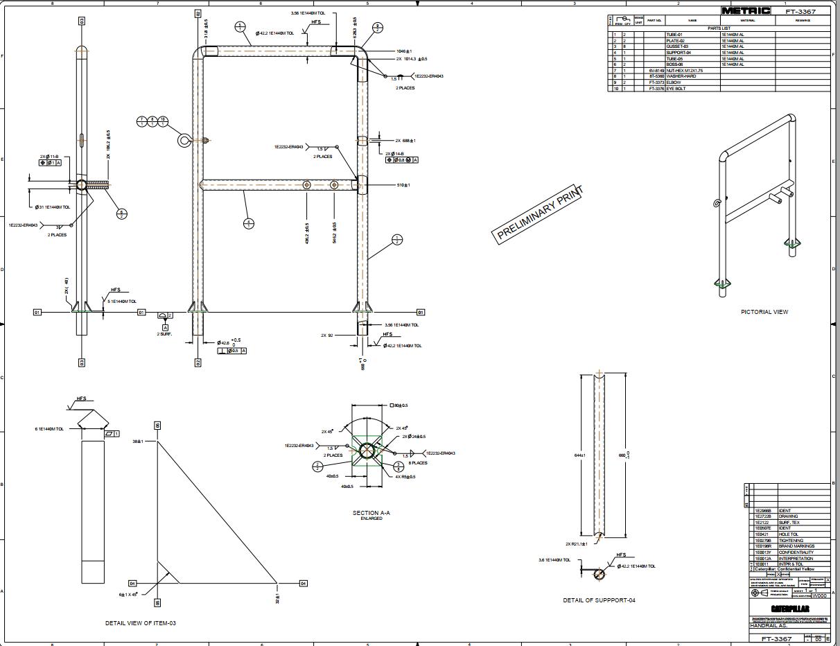 CAT Heavy Equipments FT3354 FT3379 Dimensions EN PDF 1