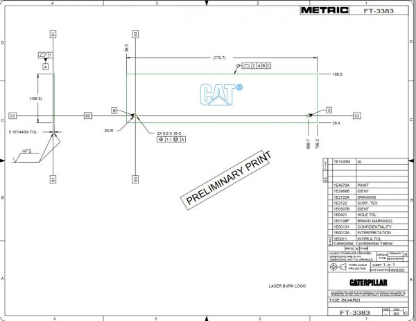 CAT Heavy Equipments FT3380 FT3399 Dimensions EN PDF 1