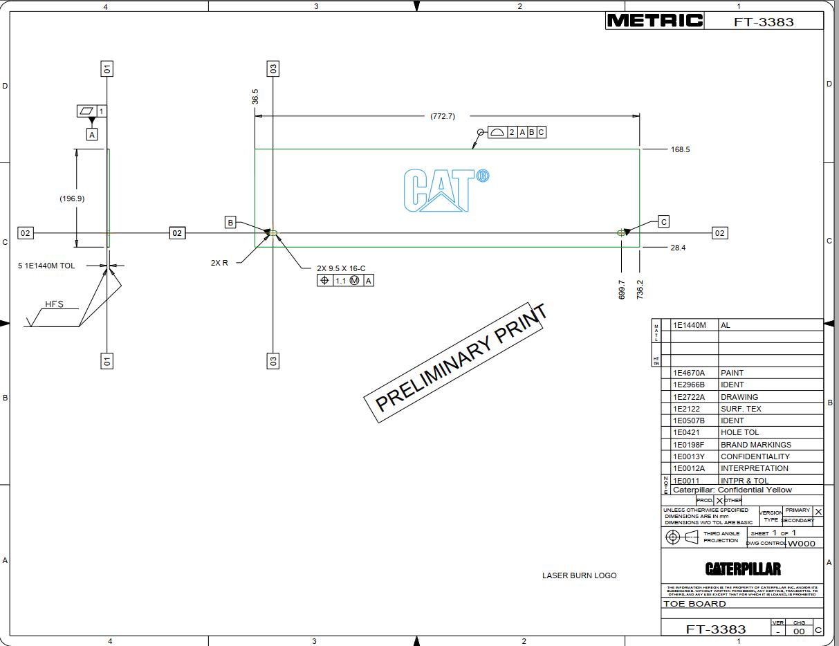 CAT Heavy Equipments FT3380 FT3399 Dimensions EN PDF 1