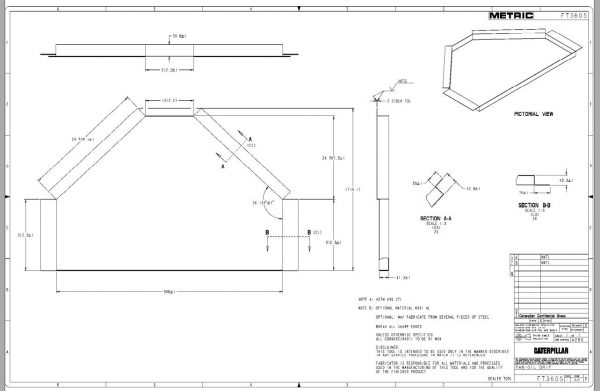 CAT Heavy Equipments FT3581 FT3609 Dimensions EN PDF 3