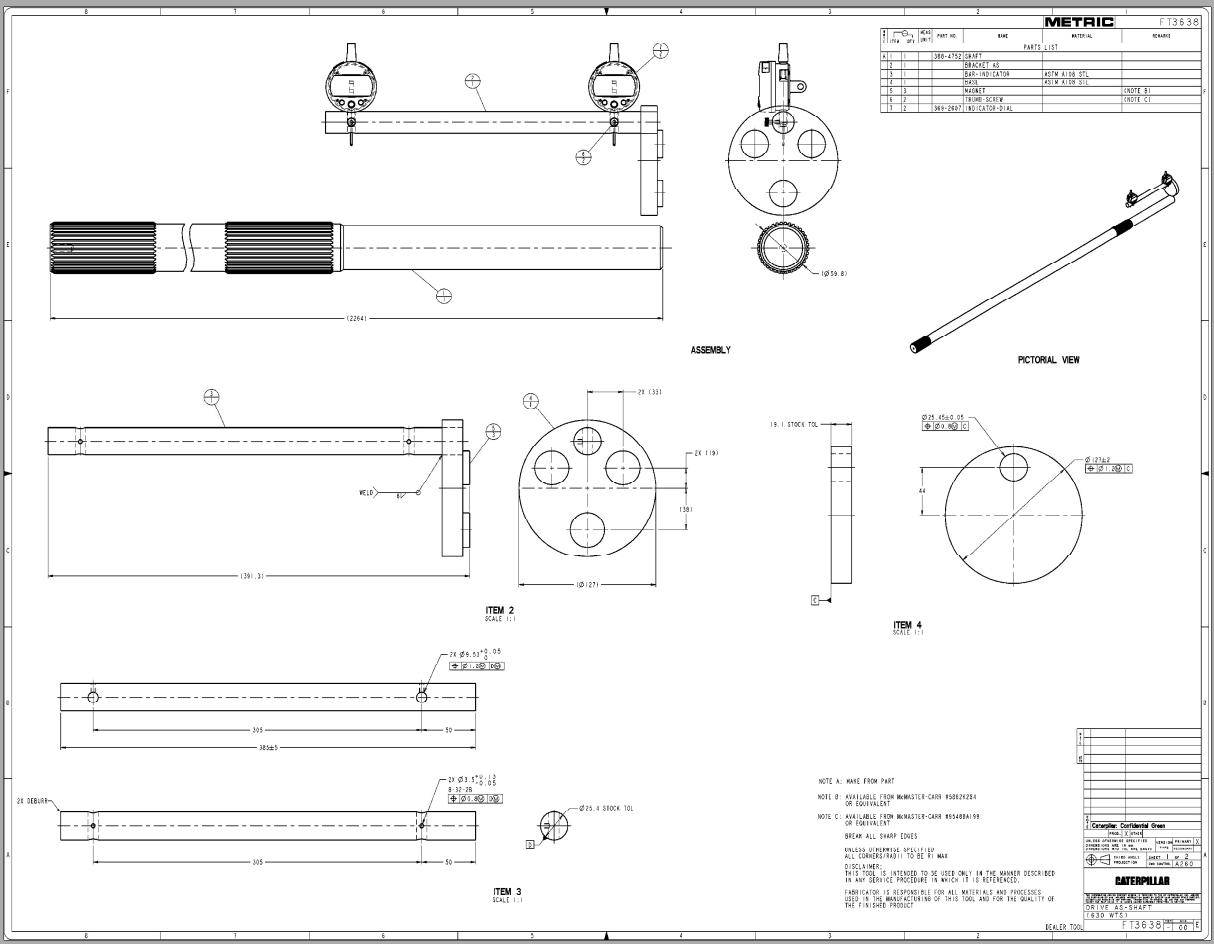 CAT Heavy Equipments FT3611 FT3650 Dimensions EN PDF 1