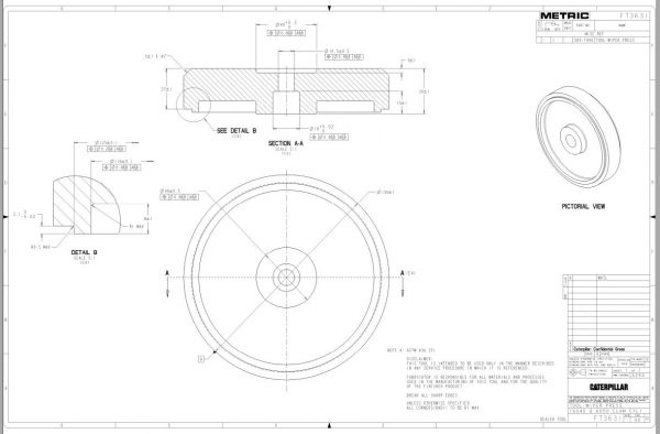 CAT Heavy Equipments FT3611 FT3650 Dimensions EN PDF 2