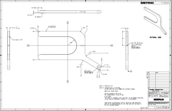 CAT Heavy Equipments FT3611 FT3650 Dimensions EN PDF 3