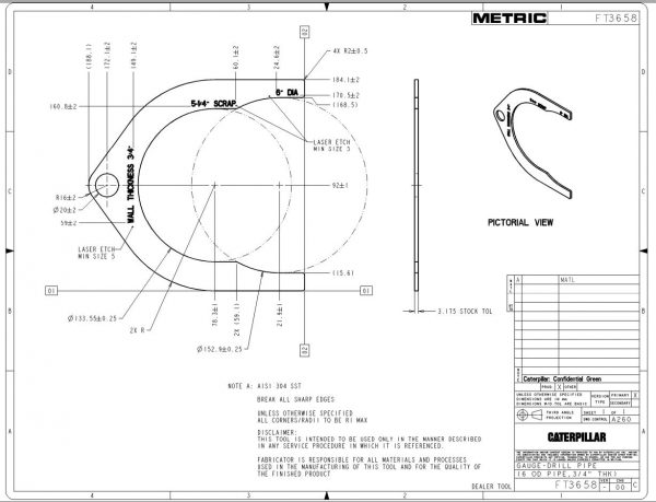 CAT Heavy Equipments FT3651 FT3688 Dimensions EN PDF 2