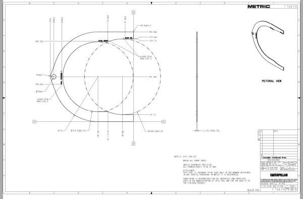 CAT Heavy Equipments FT3651 FT3688 Dimensions EN PDF 3