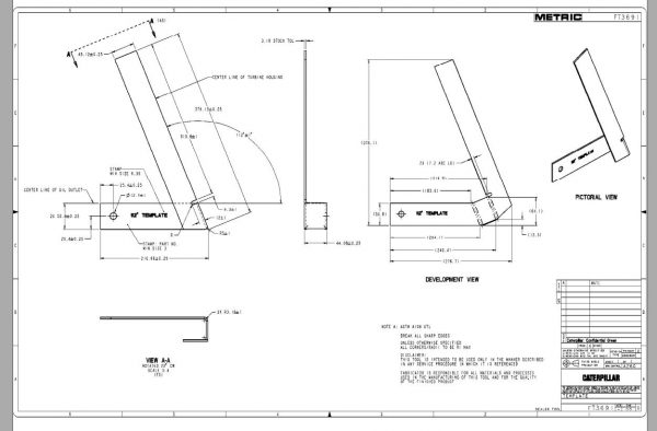 CAT Heavy Equipments FT3690 FT3722 Dimensions EN PDF 2