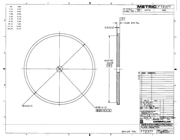 CAT Heavy Equipments L FT2376 L FT3343 Dimensions EN PDF 3