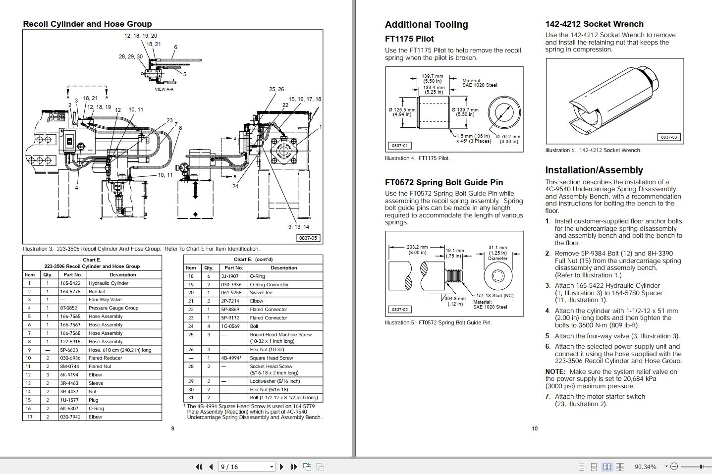 CAT Heavy Equipments Machines Tool Operating Manual