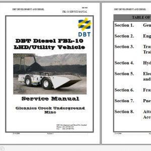 CAT Load Haul Dump CL210 1500 Service Manual BI014691 2004 1