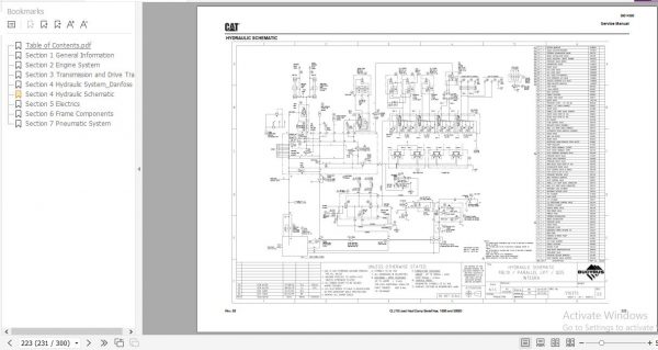 CAT Load Haul Dump CL210 1600 50003 Service Manual BI014590 2013 3