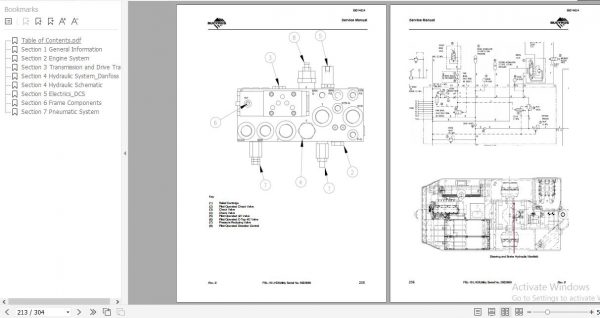 CAT Load Haul Dump CL210 FBL 10 5003689 450803 Service Manual BI014624 2011 3