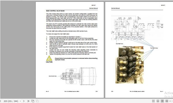 CAT Load Haul Dump CL210 FBL 10 80042 Service Manual BI014677 2010 3