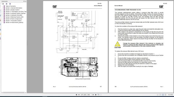 CAT Load Haul Dump CL215 5004139 642811 Service Manual BI014562 2013 EN ZH 4