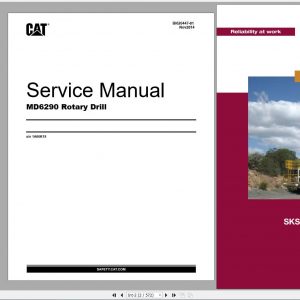 CAT MD6290 1A66K19 Rotary Drills Service Manual BI620447 01 2014 1
