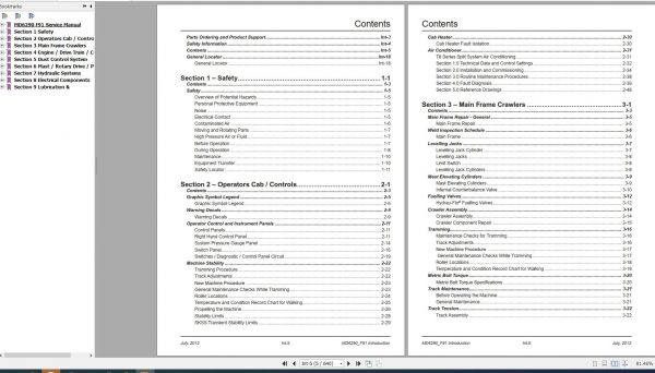 CAT MD6290 2C68F91 Rotary Blasthole Drills Service Manual BI014187 2012 2