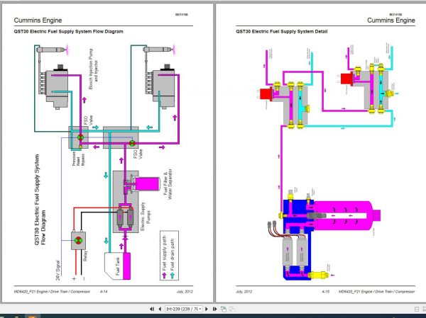 CAT MD6420 2E67F21 Rotary Blasthole Drills Service Manual BI014158 2012 2