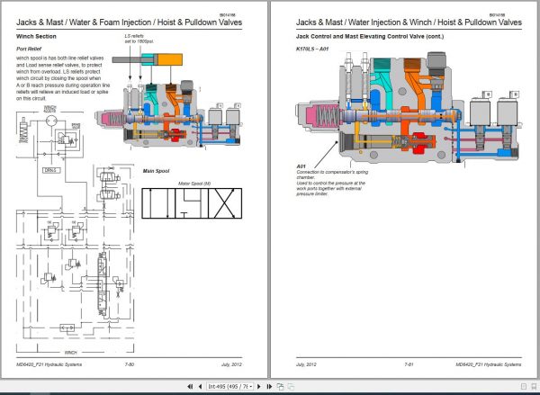 CAT MD6420 2E67F21 Rotary Blasthole Drills Service Manual BI014158 2012 3