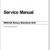 CAT MD6420 2E67F21 Rotary Blasthole Drills Service Manual BI014158 2012 4