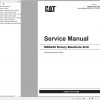 CAT MD6420 2U67X68 Rotary Blasthole Drills Service Manual BI014188 2013 1