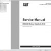 CAT MD6420 2U67X73 Rotary Blasthole Drills Service Manual BI014184 2013 1