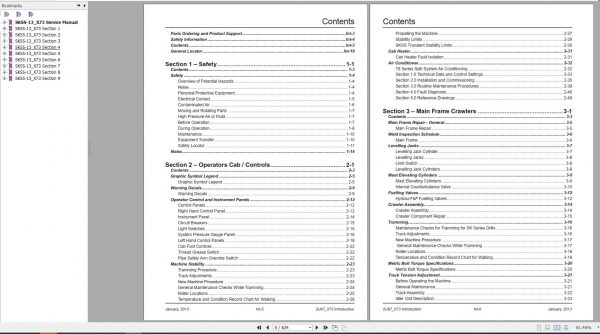 CAT MD6420 2U67X73 Rotary Blasthole Drills Service Manual BI014184 2013 2
