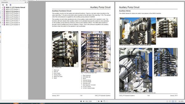 CAT MD6420 2U67X73 Rotary Blasthole Drills Service Manual BI014184 2013 3
