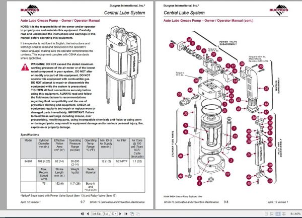 CAT MD6420 SKSS 2C67F64 Rotary Blasthole Drills Service Manual BI014185 2012 3