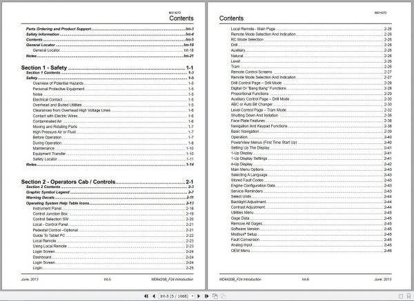 CAT MD6420B 2E67F24 Rotary Blasthole Drills Service Manual BI014272 2013 2