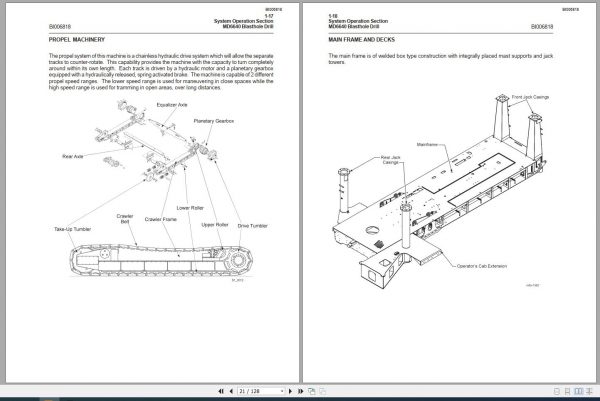 CAT MD6640 2C70X27 Rotary Blasthole Drills Operation Manual BI006818 2012 3