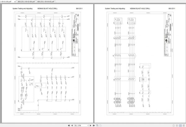 CAT MD6640 2U70T83 Rotary Blasthole Drills Operation Test 3