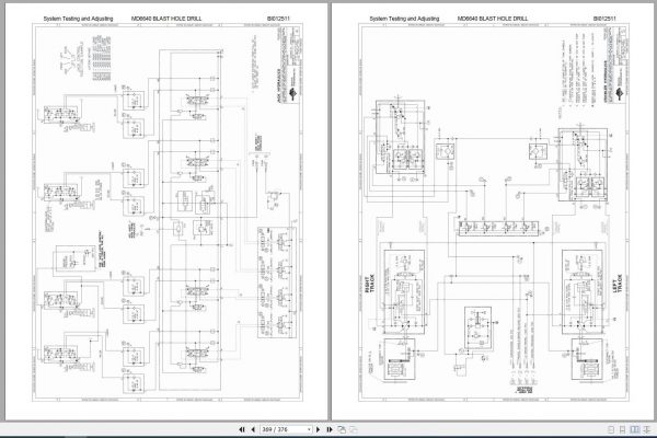 CAT MD6640 2U70T83 Rotary Blasthole Drills Operation Test 4