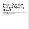 CAT MD6640 2Z70A11 Rotary Blasthole Drills Operation Testing Adjusting Manual BI012506 2013 1