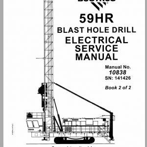 CAT MD6750 59HR 141426 Rotary Blasthole Drills Electrical Service Manual 10838 BI380983 2009 1
