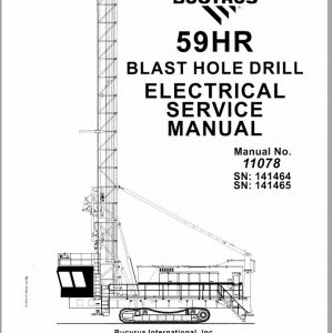 CAT MD6750 59HR 141464 141465 Rotary Blasthole Drills Electrical Service Manual 11078 BI638358 2011 1